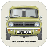 Mini Clubman Estate 1969-80 Coaster 1